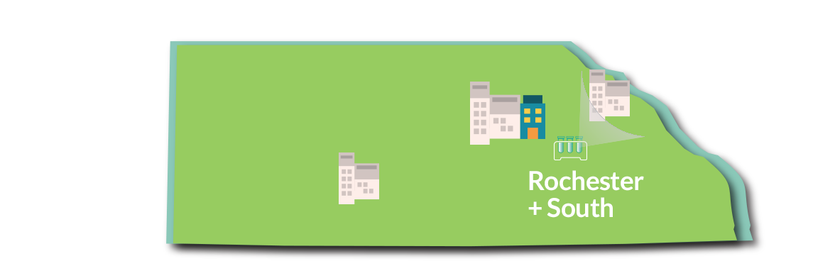 rochester south map